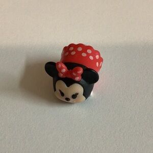 Disney Jakks Tsum Tsum Vinyl Small Miniature Minnie Mouse. Preloved